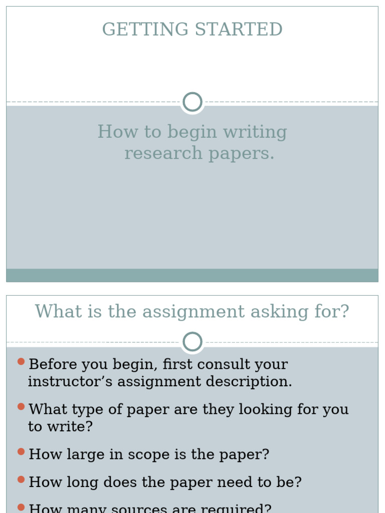 Guide to Writing Research Papers | PDF | Academic Publishing | Human ...