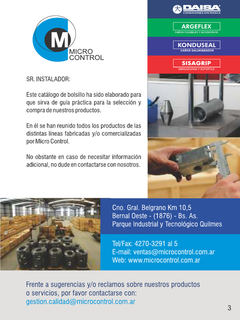 Daisa y Argenflex Catalogo 2017 | PDF