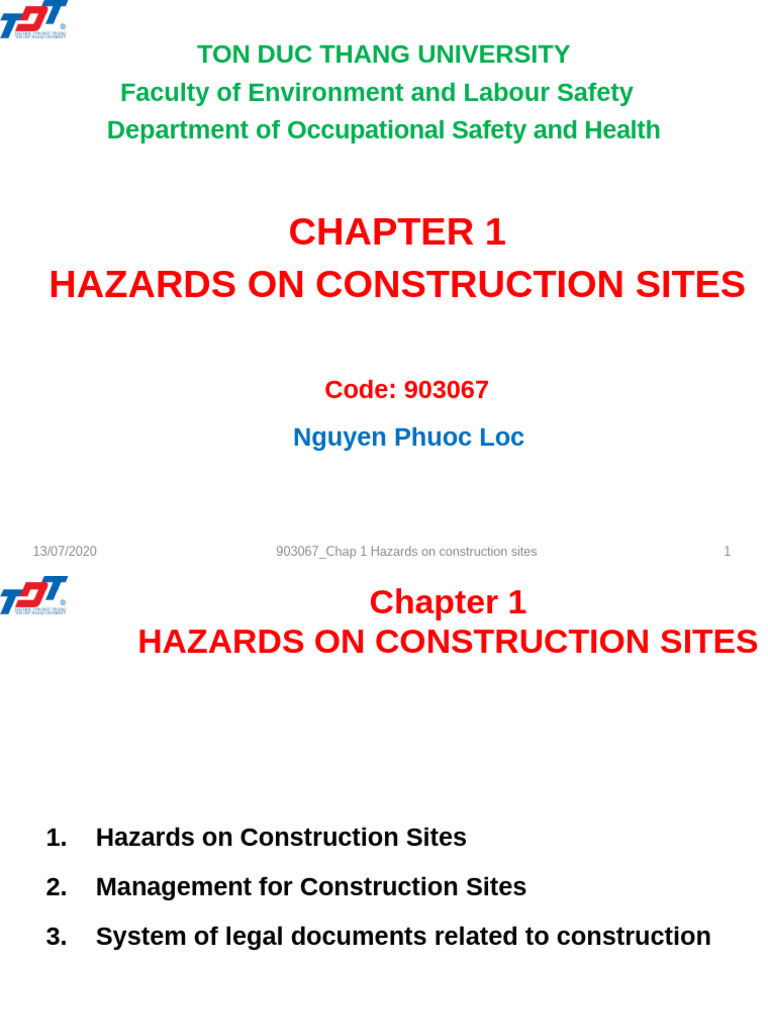 Construction Site Hazard Management | PDF | Hazards | Safety