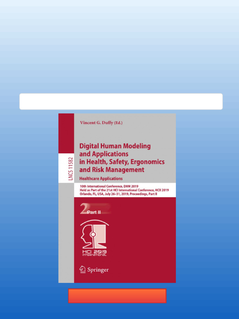Ergonomics and Risk Management Healthcare Applications 10th ...