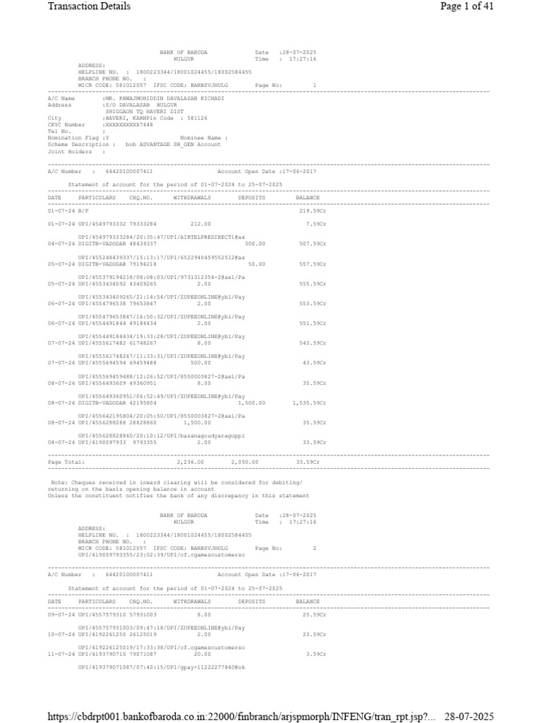 64420100007411 | PDF | Cheque | Banks