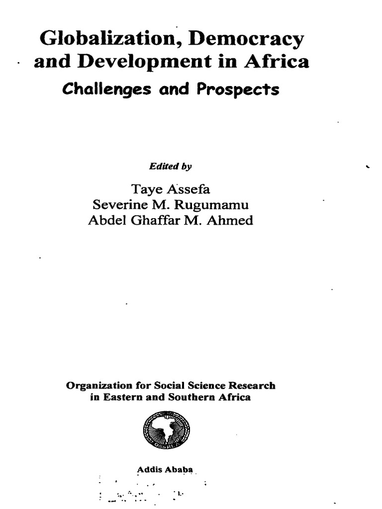 Globalization, Democracy and Development in Africa | PDF | Africa ...