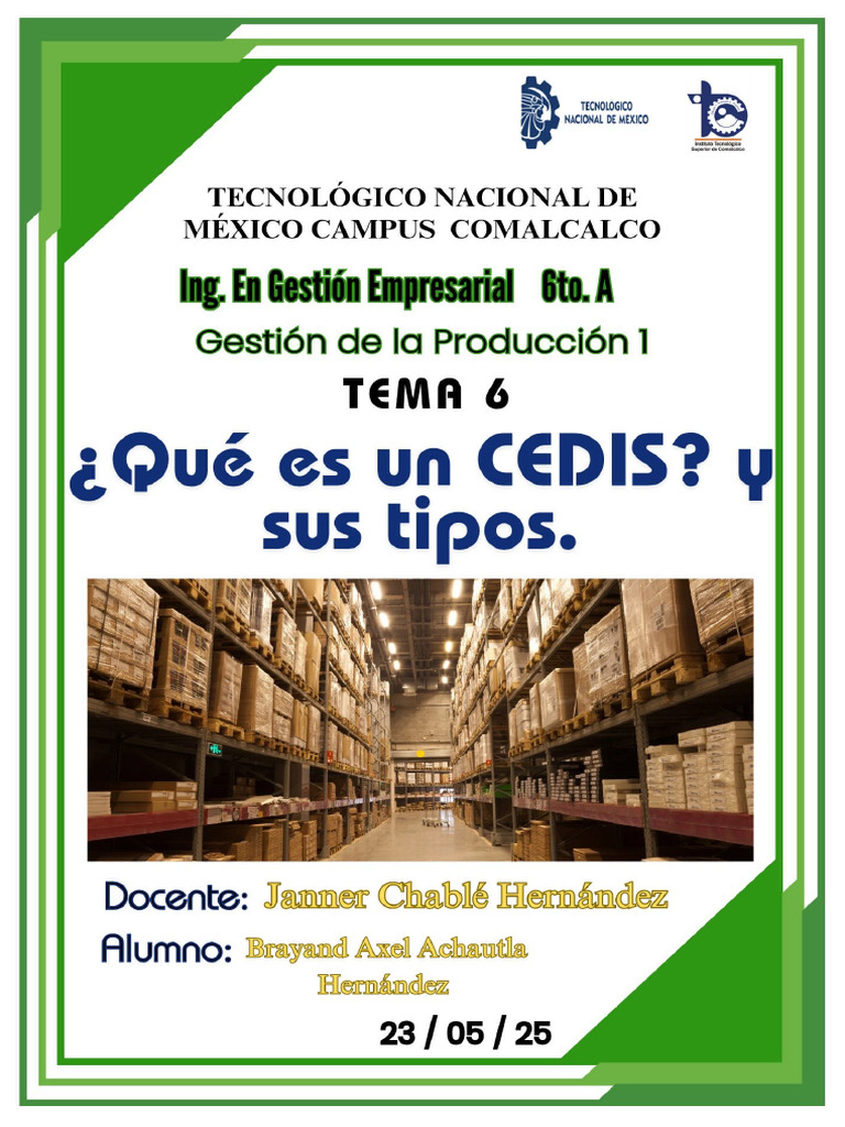 Qué es un CEDIS y sus tipos | PDF | Logística | Business