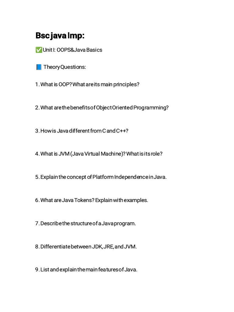 Comprehensive Java Programming Guide | PDF | Method (Computer ...