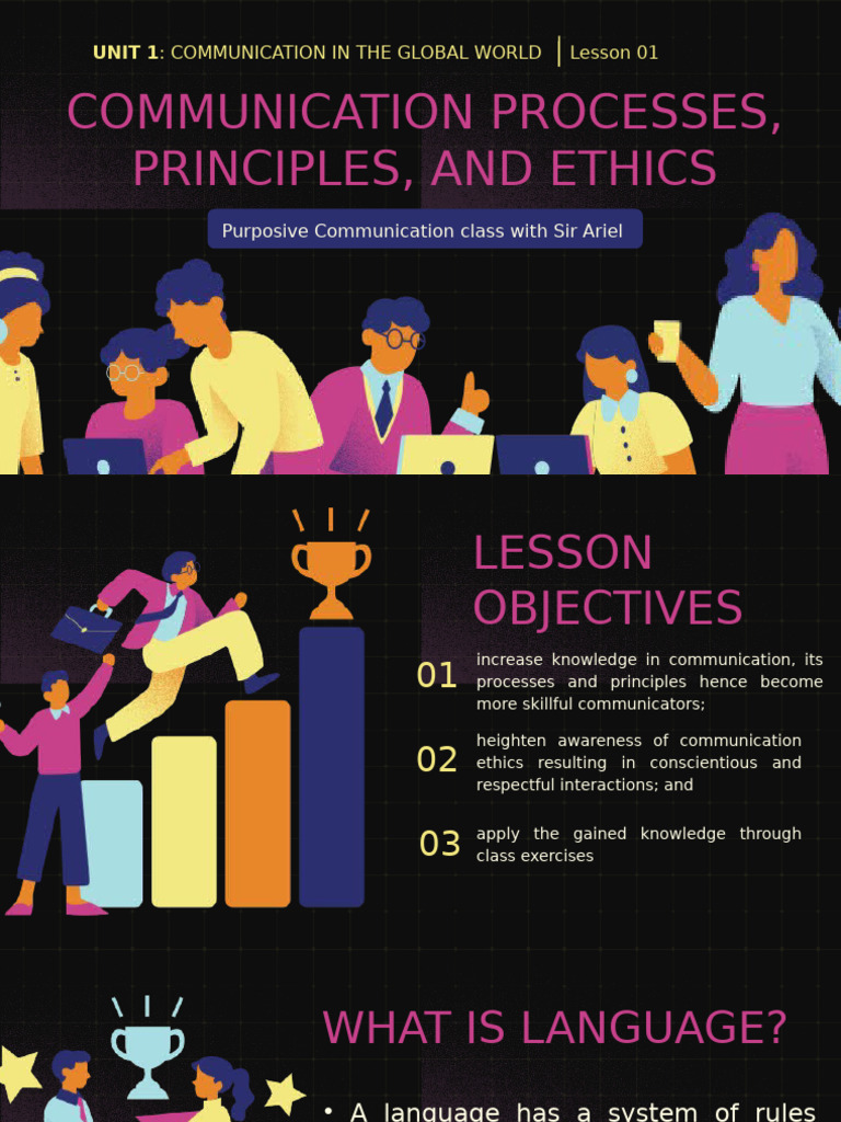 Lesson 1 Purposive Com | PDF | Communication | Information