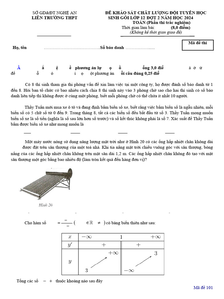 Toán 17 8 TN | PDF