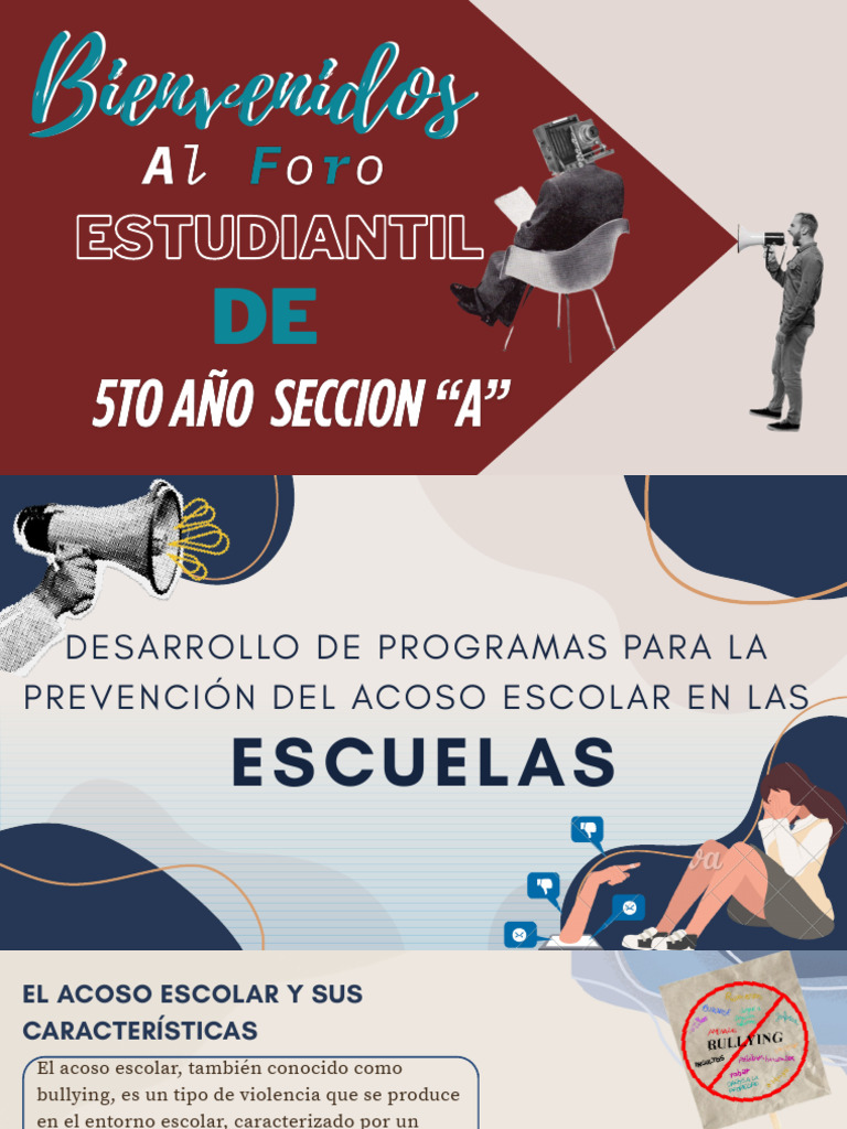 Desarrollo de Programas para La Prevención Del Acoso Escolar en Las ...