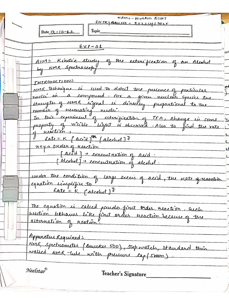 Physical Practical File Seniors | PDF