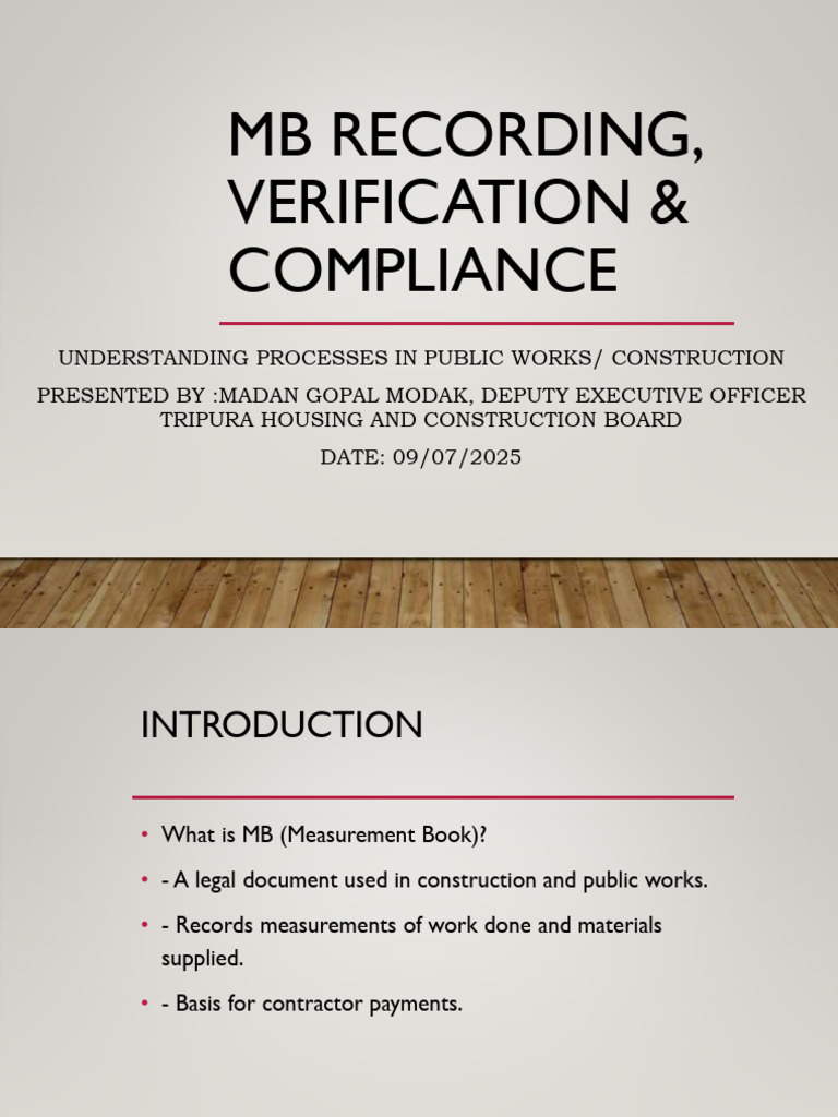 MB Recording and Verification Guide | PDF