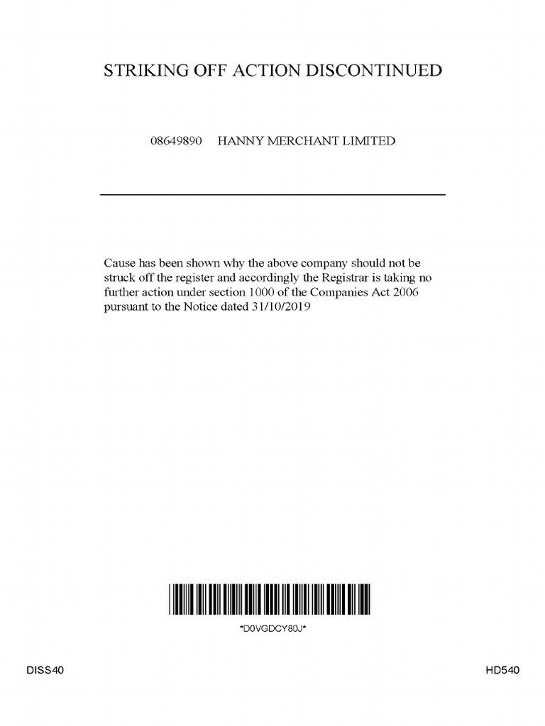 Companies House Document | PDF