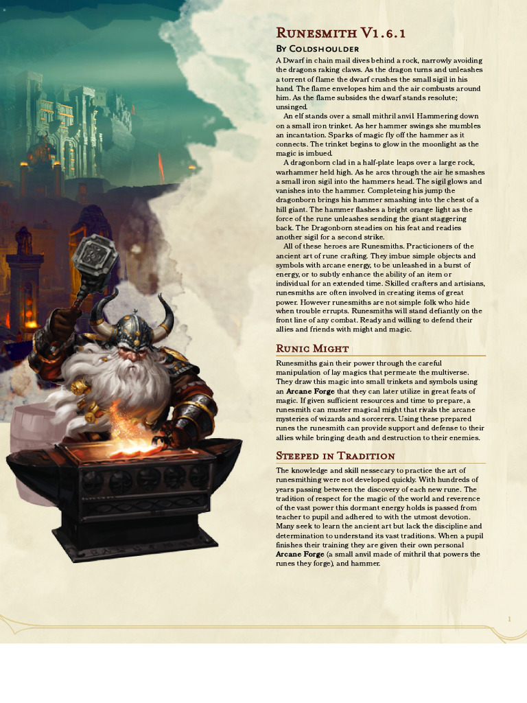 Runesmithing: Crafting Arcane Power | PDF | Runes
