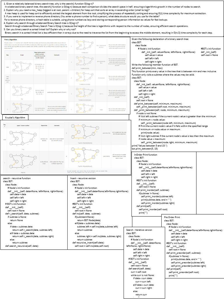 BST Implementation and Functions | PDF | Algorithms And Data Structures ...