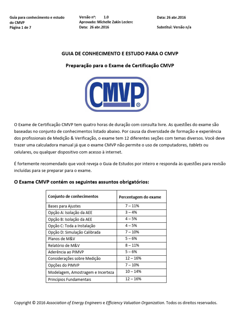 Guia de Estudo para Certificação CMVP | PDF | Economia | Opção (finanças)