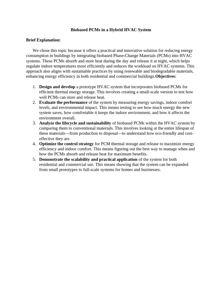 Biobased PCMs for Energy-Efficient HVAC | PDF