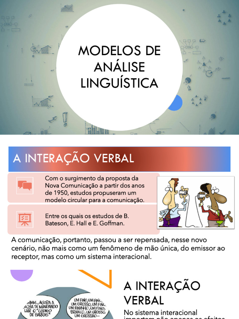 Análise da Interação Verbal e Comunicação | PDF | Comunicação | Sociologia
