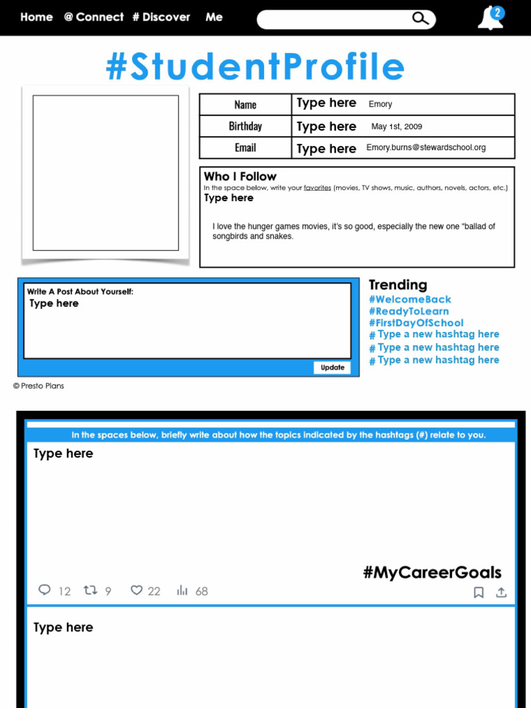 Digital Student Profile | PDF