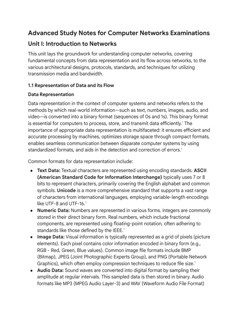 Computer Networks Study Guide | PDF | Osi Model | Network Topology