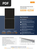 DMEGC 610W Bifacial Module Datasheet | PDF | Electrical Engineering ...