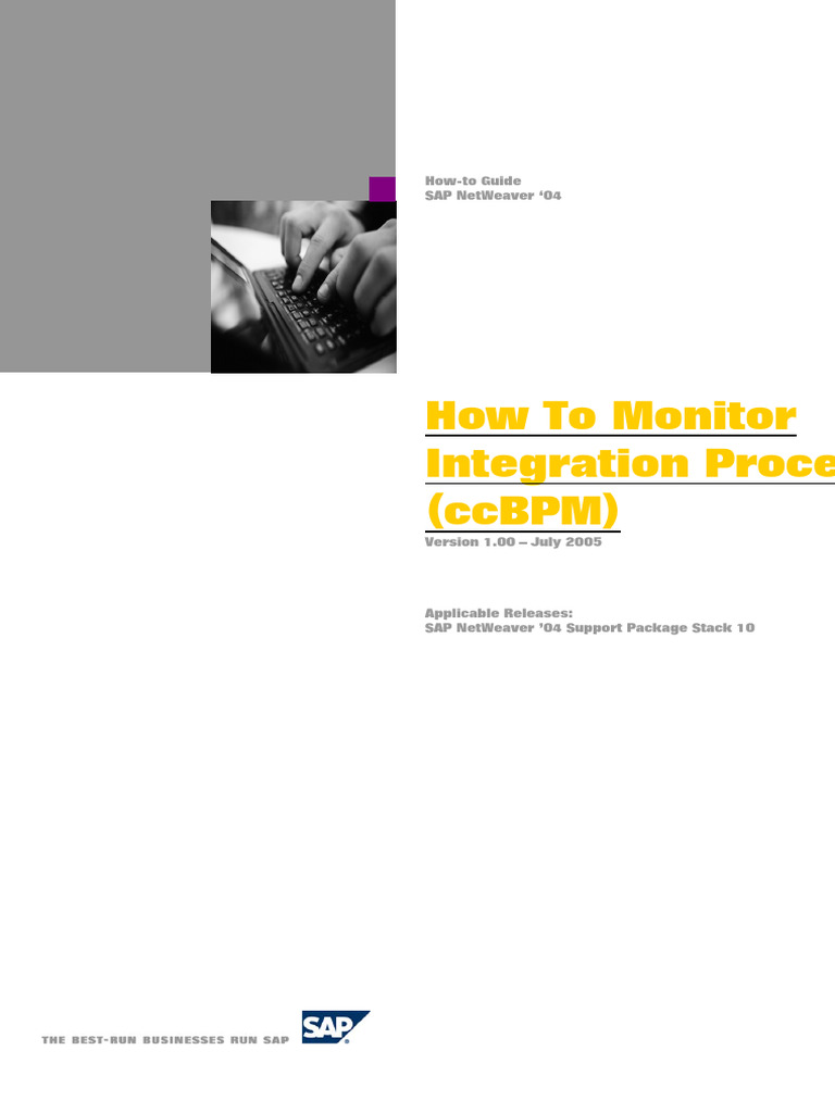 How To Monitor Integration Processes CCBPM | PDF | World Wide Web ...