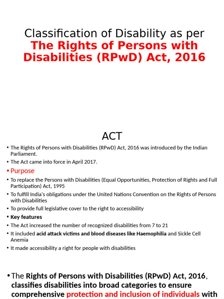 Overview of 21 Recognized Disabilities | PDF | Autism | Hearing Loss