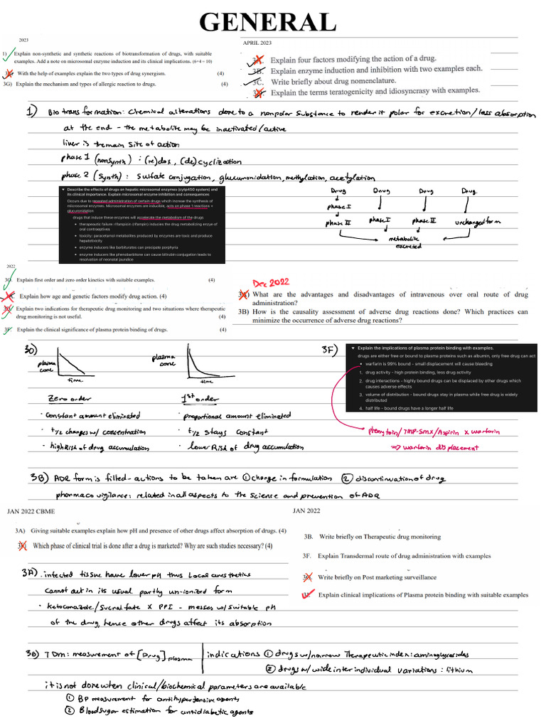 Pharma Paper 1 Pyq (Selective) | PDF