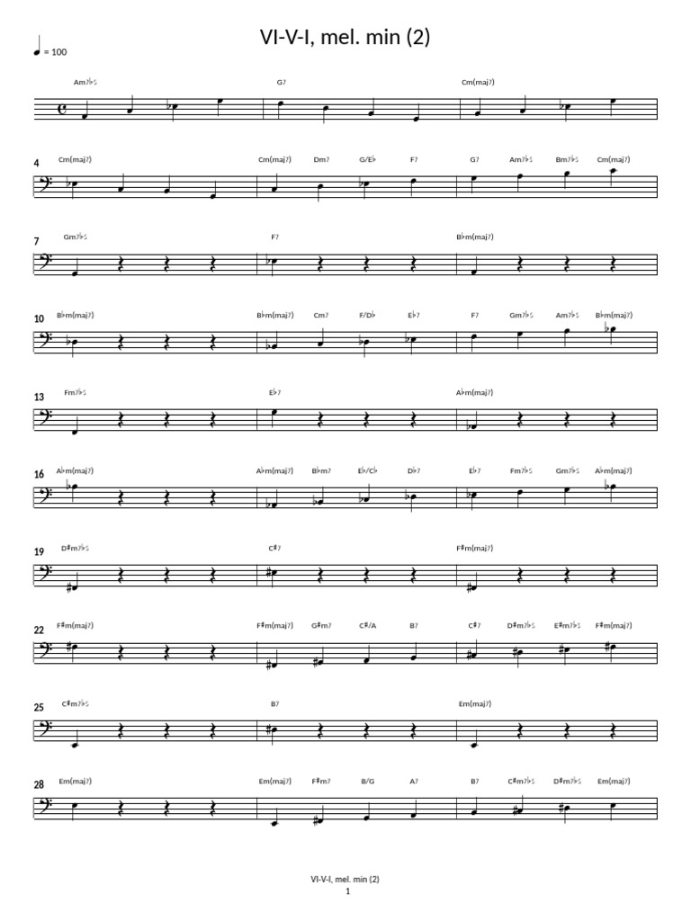 VI-V-I, Mel. Min | PDF