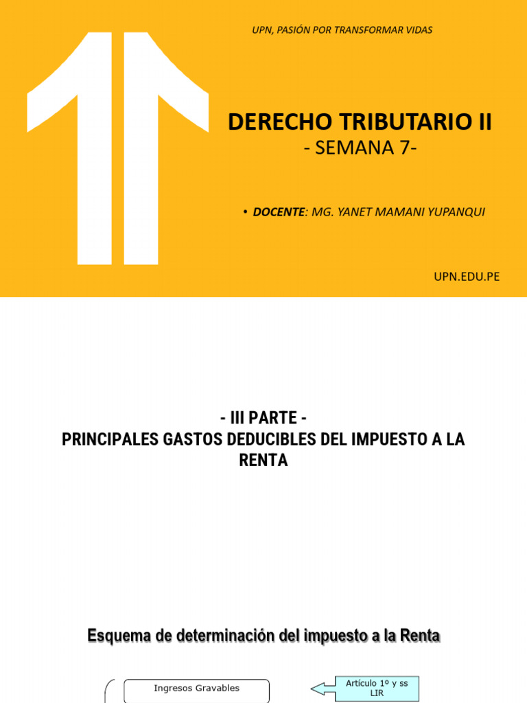 Gastos Deducibles en Impuesto a la Renta | PDF | Impuestos | Impuesto ...
