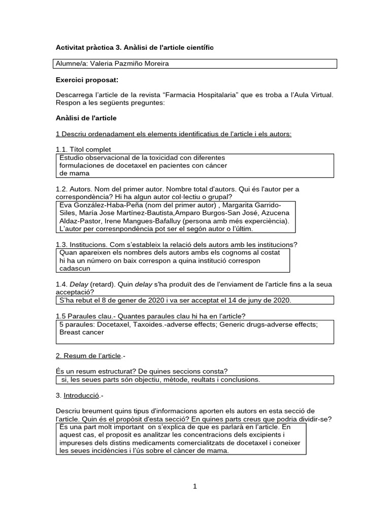 Activitat Pràctica 3 - Exercici | PDF