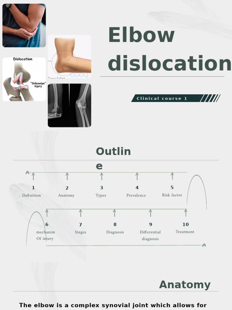 Understanding Elbow Dislocation Types | PDF | Elbow | Anatomical Terms ...
