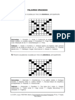 Palavras Cruzadas - Verbos