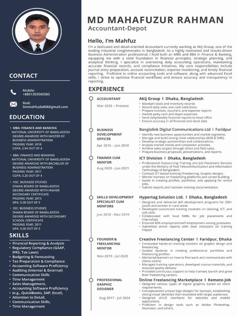Mahfuz Resume | PDF