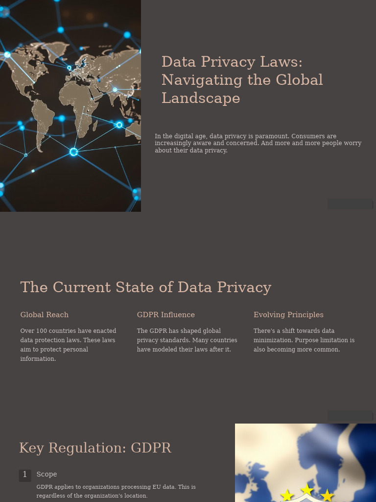 Data Privacy Laws Navigating The Global Landscape | PDF | Information ...