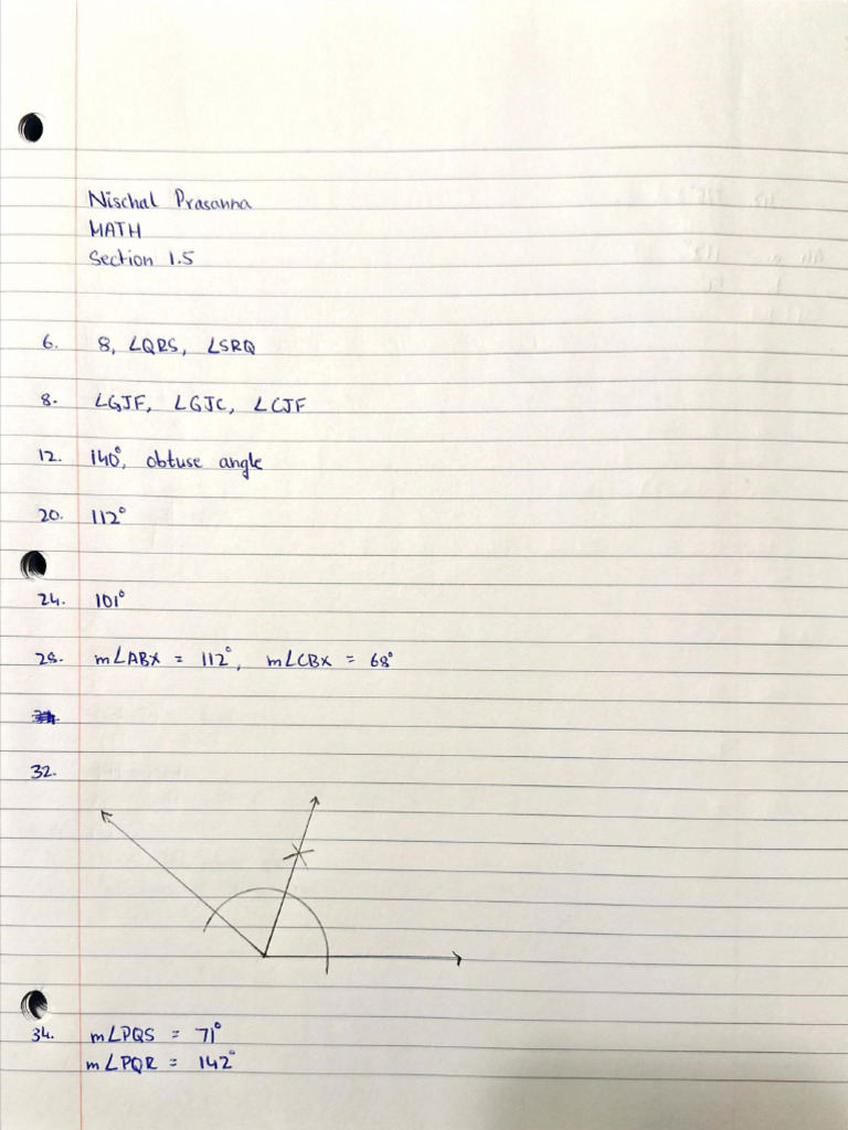 Section 1.5 & 1.6 Assignment | PDF