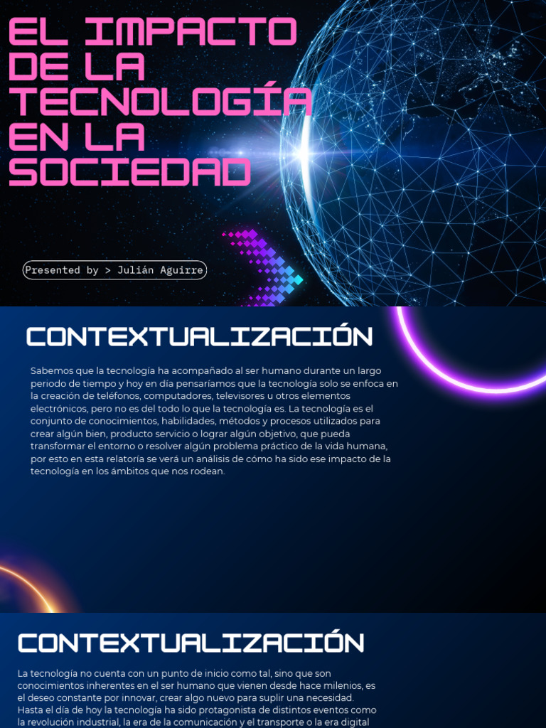 Impacto de la Tecnología en la Sociedad | PDF | Aprendizaje | Sociedad