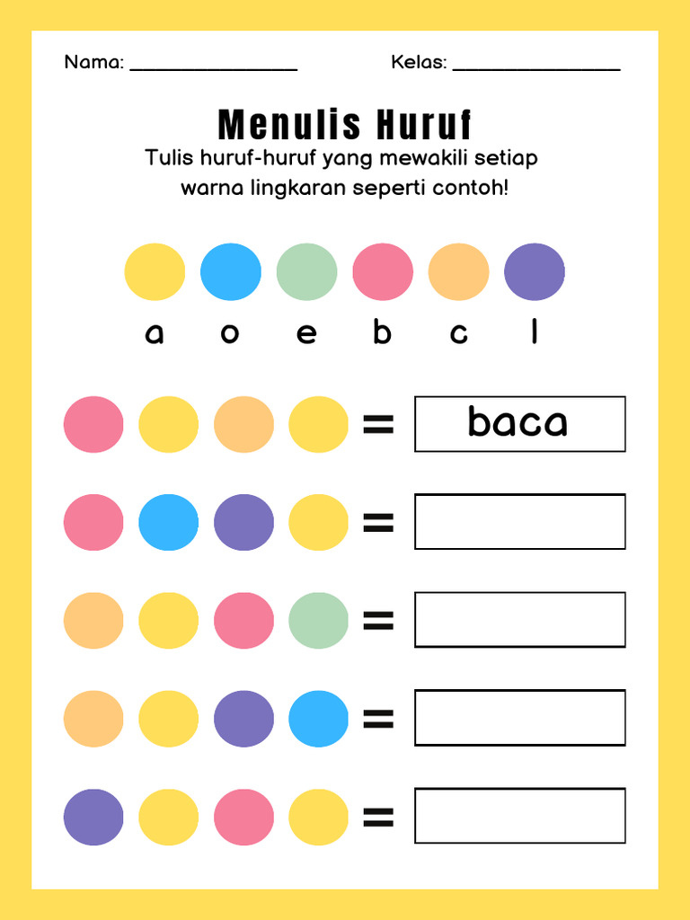 Coding Huruf | PDF