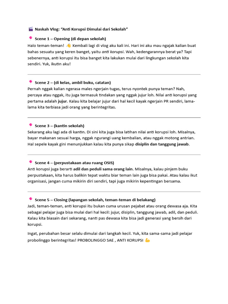 ? Naskah Vlog | PDF