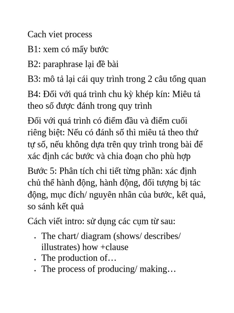 Cách Viết Process | PDF