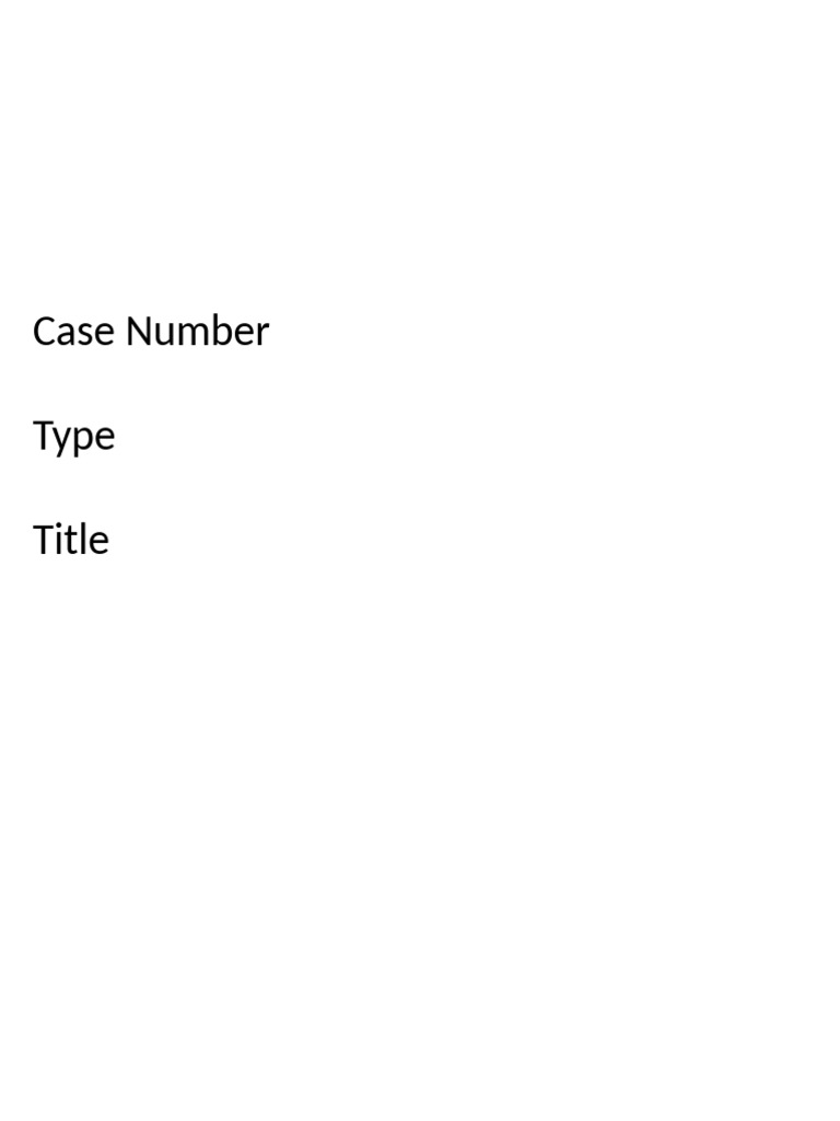 Case Example Template | PDF