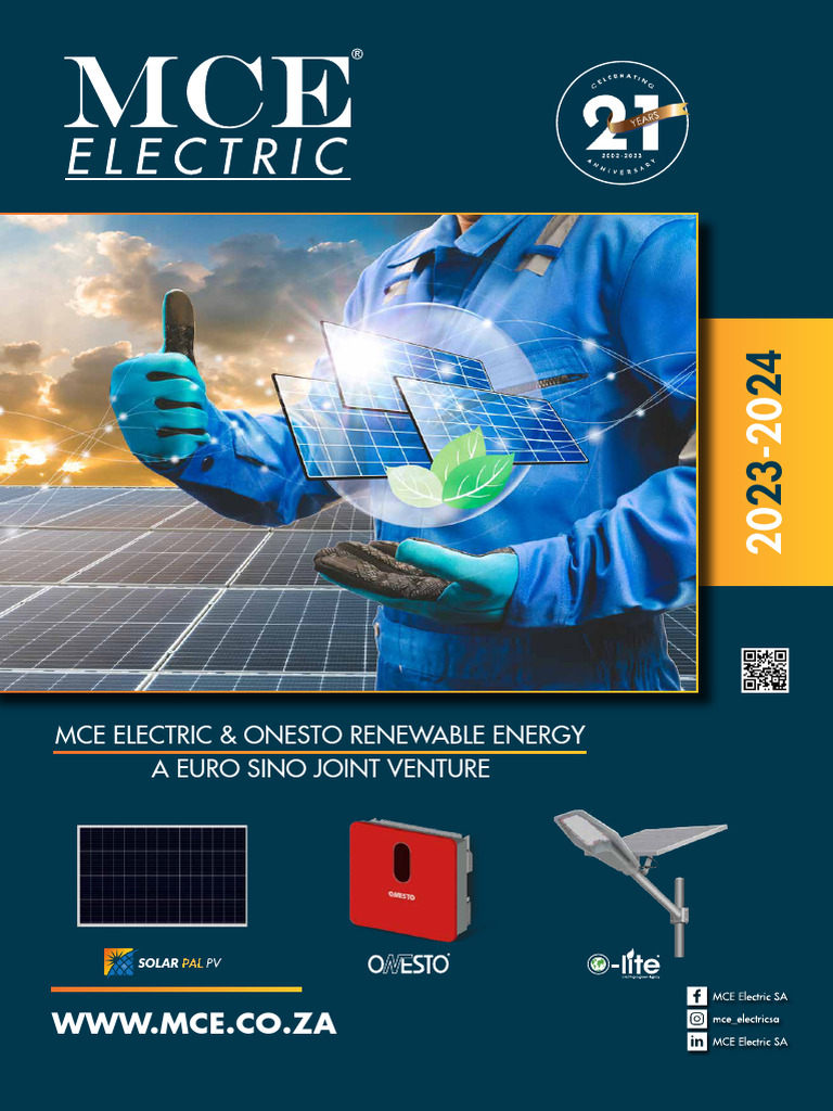 26b65e9e Mce Electric Solar Catalogue | PDF | Power Inverter | Battery ...