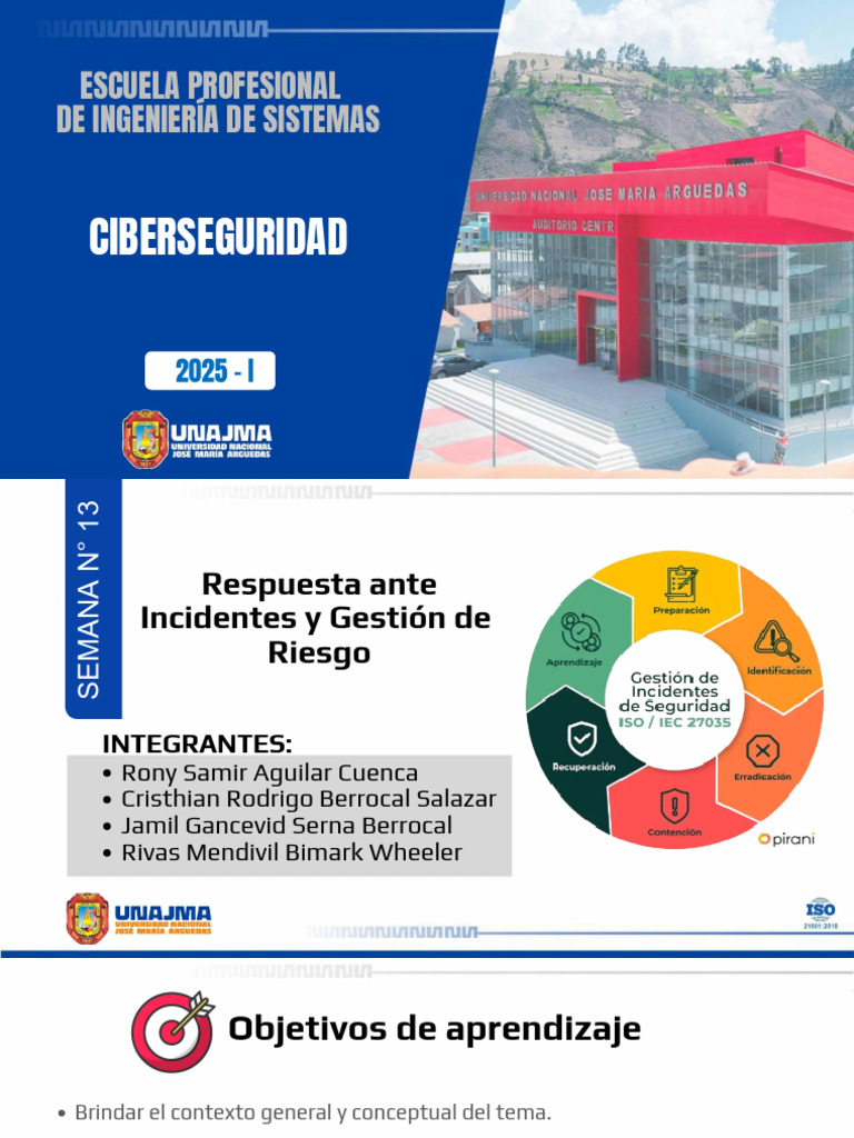 Gestión de Riesgos en Ciberseguridad | PDF | Seguridad | La seguridad ...