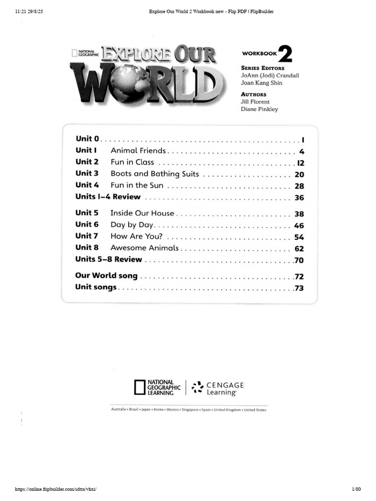 Explore Our World 2 Workbook PDF | PDF