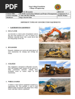 Road Construction Equipment List | PDF