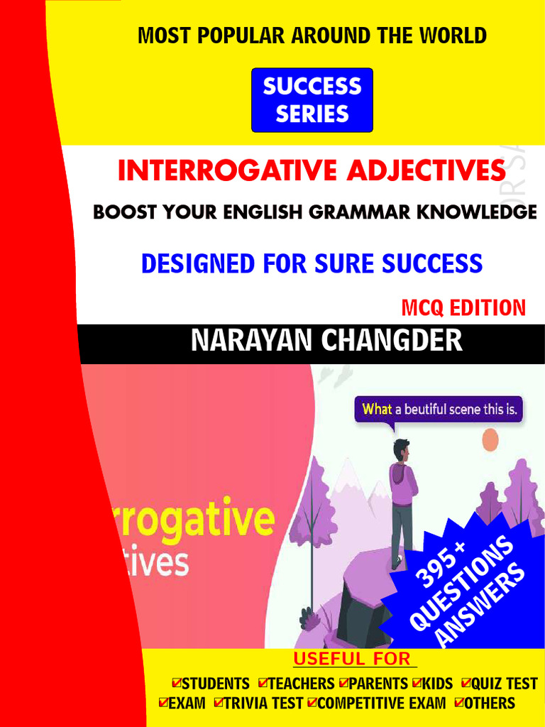 Interrogative Adjectives | PDF | Grammatical Gender | Grammatical Number