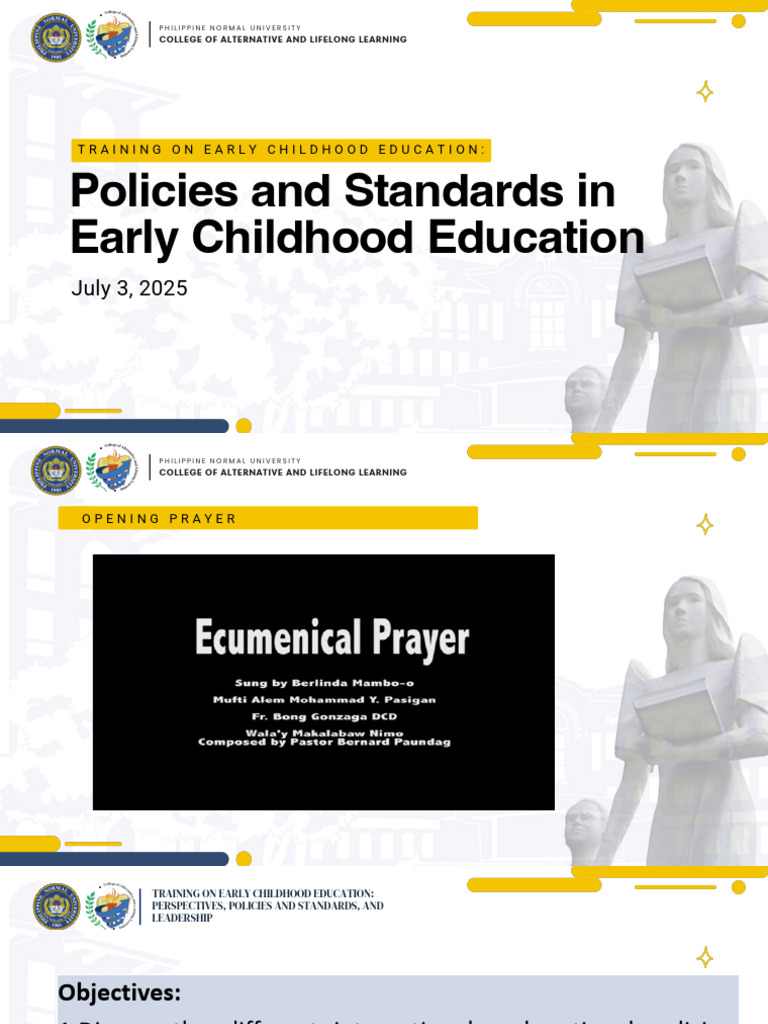 ECCD Standards and Policies Overview | PDF | Early Childhood Education ...