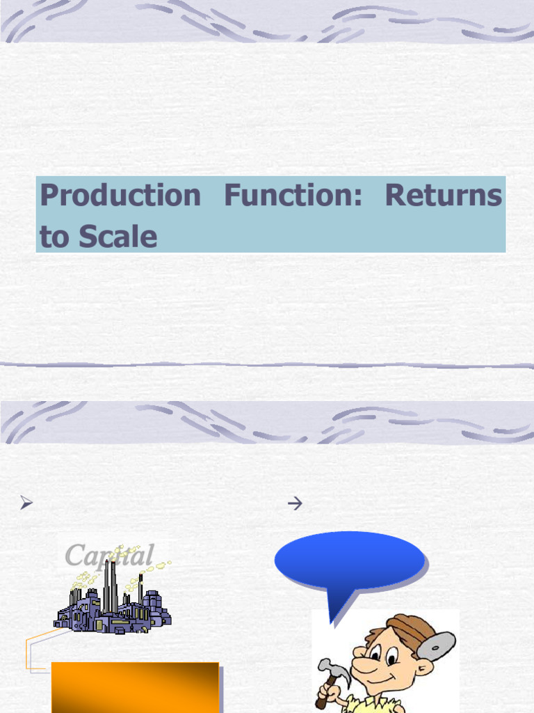 Understanding Isoquants and Returns to Scale | PDF | Economies Of Scale ...