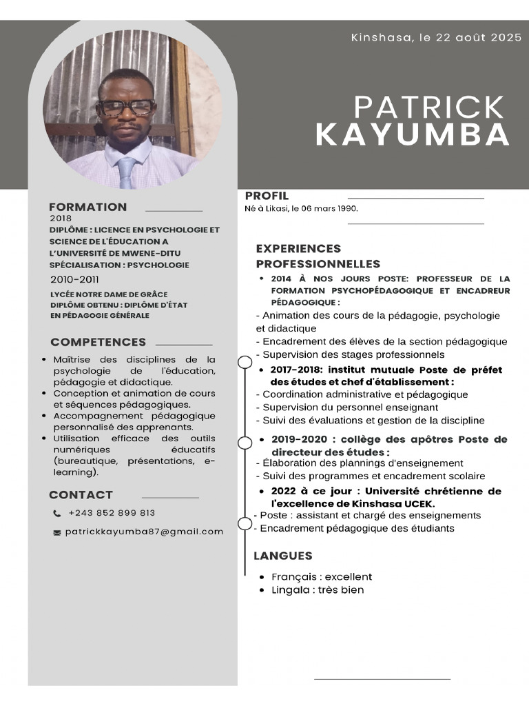 CV Patrick | PDF