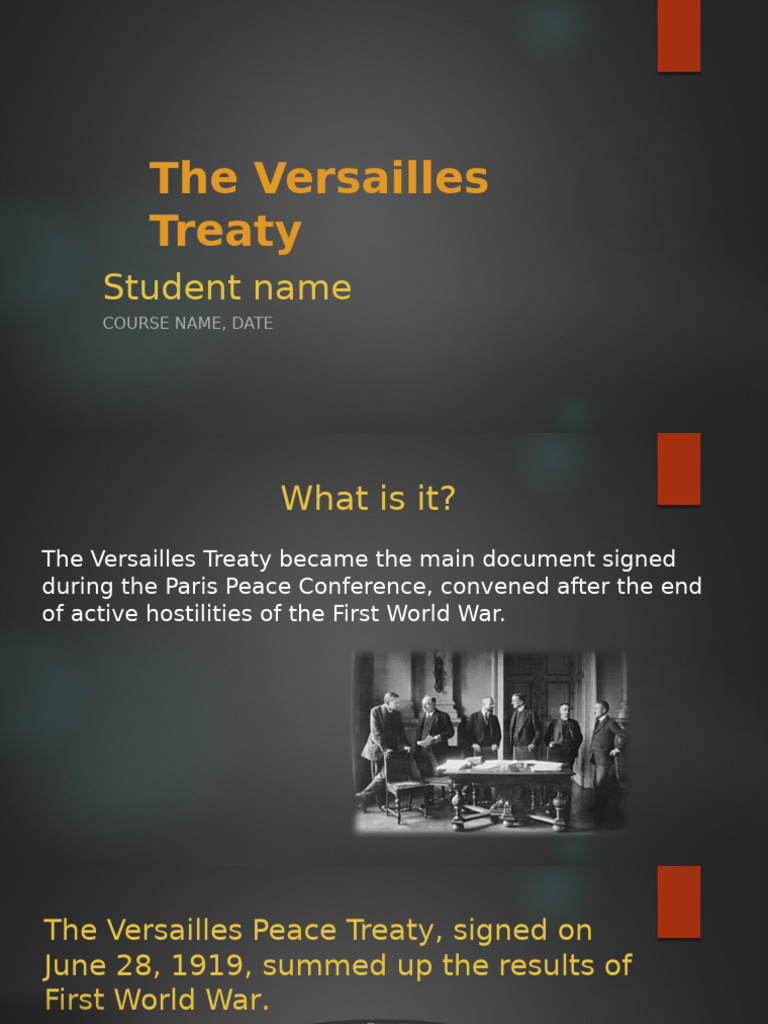 Analyzing the Versailles Treaty Impact | PDF | Treaty Of Versailles ...
