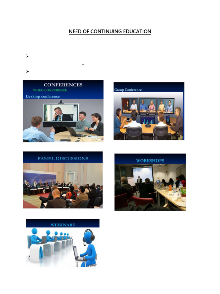 Modern Trends in Education - Continuing Education | PDF | Distance ...