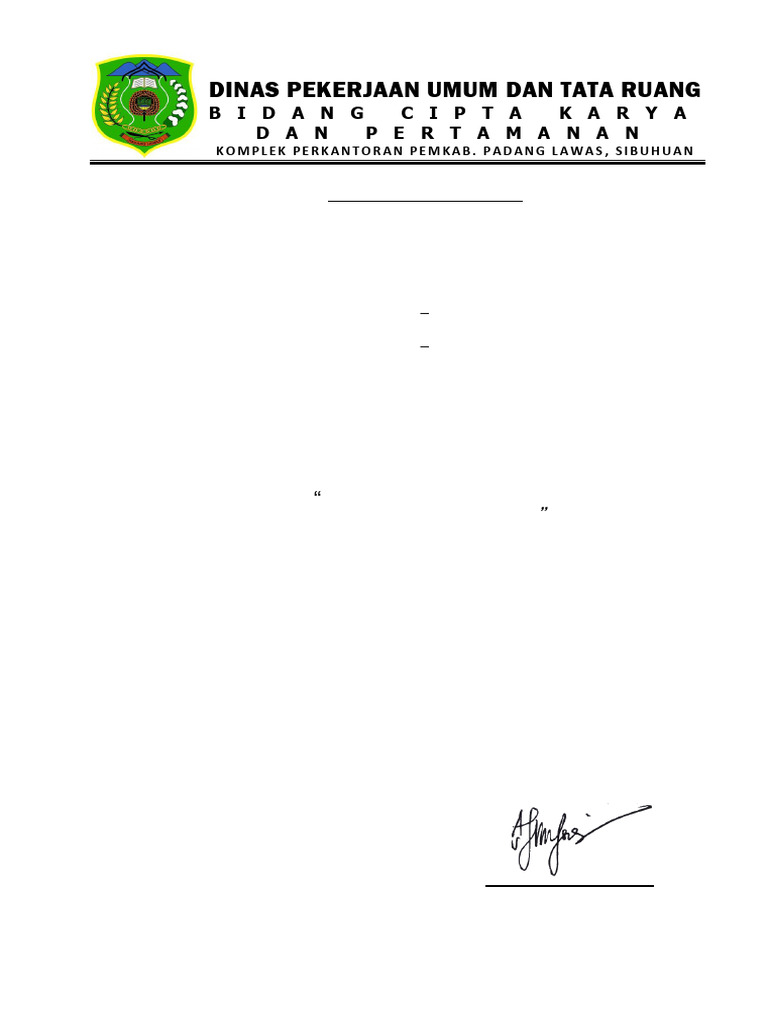Surat Keterangan PBG Ruko Aek Nabara | PDF