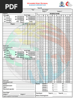 Handball Match Score Sheet | PDF